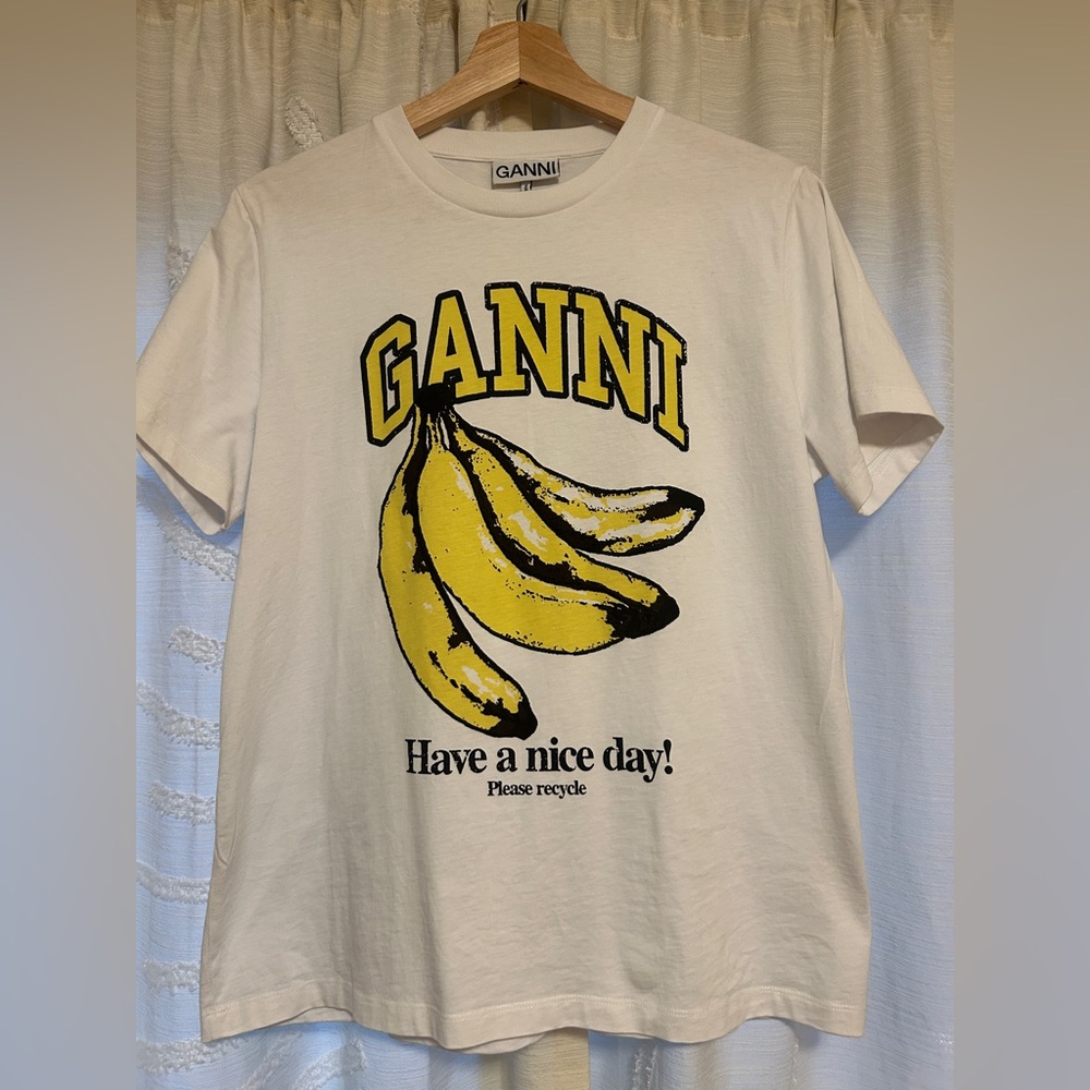 Ganni White T-Shirt